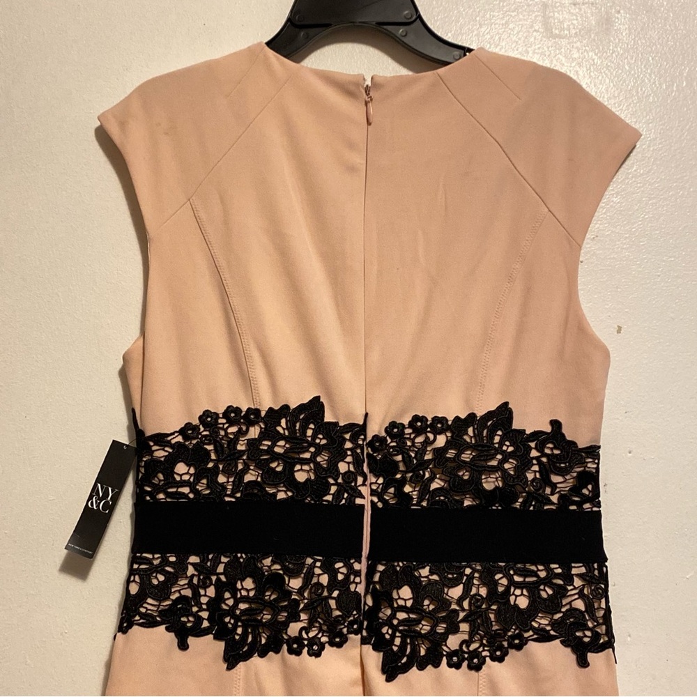 Vintage New York And Company Stretch Dress Large Tall Baby Doll Fairy Y2K New - Picture 7 of 14